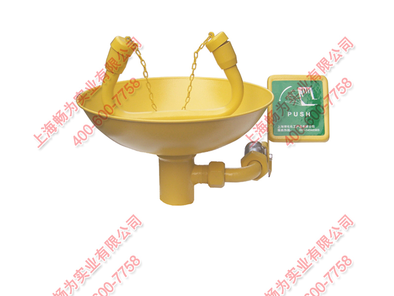 不銹鋼接墻式洗眼器