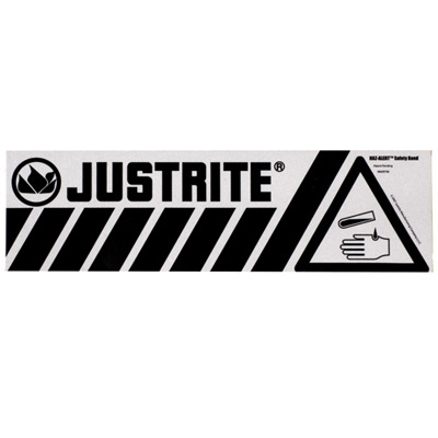 Justrite杰斯瑞特29009 酸警告標(biāo)簽